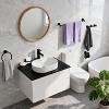 6 Piece Bathroom Hardware Set, Stainless Steel Wall Mounted, 22.64 Inch Towel Bar, Towel Ring, Toilet Paper Holder, Robe Hook, Cup, Soap Dish - 4 of 4