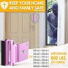 DOMETOUR Home Security Door Reinforcement Lock – Childproof Metal Flip Latch for Inward Swinging Apartment or Bedroom Doors - 2 of 4