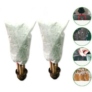 2 PCS Plant Freeze-Proof Cover Autumn And Winter Cold-Proof Tree Cover Non-Woven Plant Antifreeze Bag, Specification: 1.2x1.8m - 1 of 4