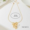Anna-Kaci Women's Bow - Shaped Pendant Necklace - 4 of 4