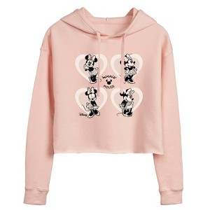 Women's - Disney - Mickey & Friends Cropped Graphic Hoodie - 1 of 3