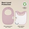 KeaBabies 8pk Organic Quin Baby Bibs for Drooling and Teething, Cotton Drool Bibs, Newborn Baby Boys, Baby Girls Bibs - 3 of 4