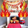 KatchOn, Big Fire Balloons Set - 28 Inch, Pack of 12 | Flame Decorations for Firefighter Birthday Party Decorations | Fire Decorations - 4 of 4