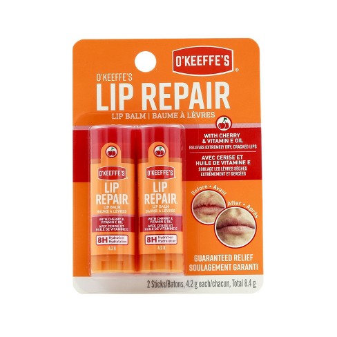 O'Keeffe's Lip Repair Balm Twin Pack - Cherry - 0.15/2pk - image 1 of 3