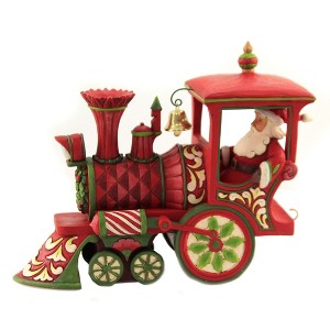 Jim Shore 5.75 In On Track For Good Tidings Heartland Creek Figurines - 1 of 3