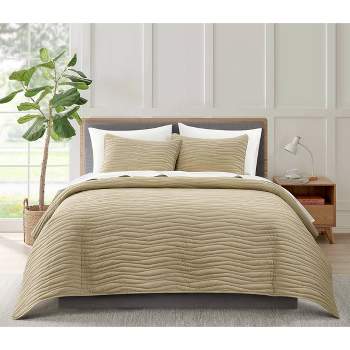 Chic Home Design 3pc Queen Kyree Quilt Set Taupe