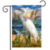 Briarwood Lane Summer Garden Flag 12x18 For Outdoor Egret For Summer Garden Flag Flags For Outside - 2 of 4