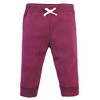 Touched by Nature Baby and Toddler Girl Organic Cotton Pants, Heart - image 4 of 4