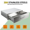 Outdoor Kitchen Drawers, Stainless Steel Single Drawer BBQ Drawer, Flush Mount Built-in Drawers - 3 of 4