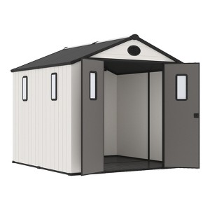 YARDSIGHT Outdoor Storage Shed With Lockable Doors, Metal Frame, Wind & Snow Resistant For Backyard Use - 1 of 4
