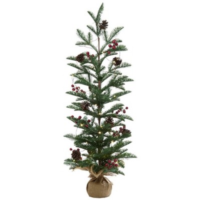 The Lakeside Collection Lighted Country Pencil Pine Tree 24