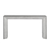 PAGED Fireplace-Inspired Console Table with Wood Veneer Top, Rustic Entryway Table, Entryway Sofa Side Table for Hallway, Living Room - 3 of 4