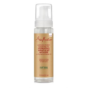 SheaMoisture Manuka Honey & Mafura Oil Hydrating Wrap & Set Hair Mousse - 7.5 fl oz - 1 of 4