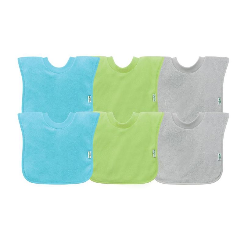 Green Sprouts Pull-over Stay-dry Toddler Bib (6 pack), 1 of 4