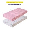 Crib & Toddler Bed Sheets for Baby Girls and Boys, 2-Pack Fitted Mattress Sheets by Sweet Home Collection® - 2 of 4