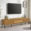 TV Stand for TVs Up to 80",Modern Farmhouse Entertainment Center,Media Console with Storage,Ideal for Living Room - The Pop Home - 2 of 4