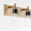 Quorum Lighting Fallstaff 3 - Light Vanity in  Aged Brass - 2 of 4