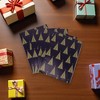 Unique Bargains Gift Wrap Paper Glossy Coated Paper 27.56 x 19.69" 5 Pcs - 2 of 4