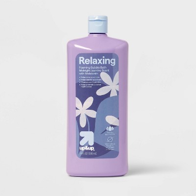 Relaxing Foaming Bubble Bath - Midnight Jasmine Scent with Melatonin- 34oz - up&up™