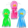 ArtCreativity Octopus Water Balls 3pk - Neon Pink, Green, Blue, Squeezy Bath Toy - image 2 of 4