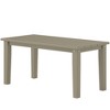 Outsunny HDPE Outdoor Coffee Table, Rectangle All-Weather Patio Coffee Table, Slatted Outdoor Patio Table for Garden, Balcony, Backyard - 4 of 4