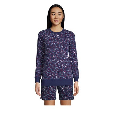 women's serious sweats crewneck long sleeve sweatshirt tunic