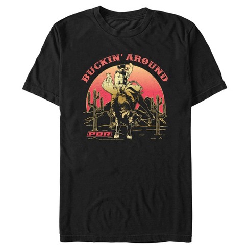 Men's Professional Bull Riders Buckin' Around T-shirt - Black - Large ...