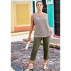 Jessica London Women's Plus Size Classic Cotton Denim Capri - 4 of 4