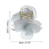 Unique Bargains Women's Fashion Mesh Flower Hairpin 3.15"x2.83"x2.95" 1 Pc - 4 of 4