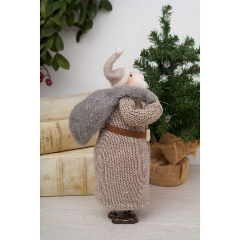 Gallerie II Grey Wool Santa, 3 of 6