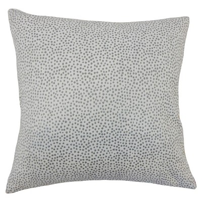 Gray Textured Square Throw Pillow (18"x18") - The Pillow Collection