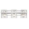 Bennington Collection 3-Bulb Glass Bath Fixture - Dimmable, Damp Rated, 22.25" Wide - 2 of 4