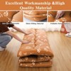 Nasitip Full Japanese Floor Mattress, Foldable Thick Futon Mattress, Roll Up Tatami Mat, Portable Camping Sleeping Mat, Orange - 3 of 4