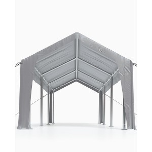 COZONY Heavy Duty Carport Canopy, Waterproof UV Protection Outdoor Storage Shelter for Cars Trucks Boats - 1 of 4