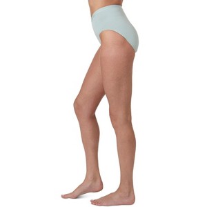 Memoi Women's 3 Pair Pack Ribbed Briefs - 1 of 4