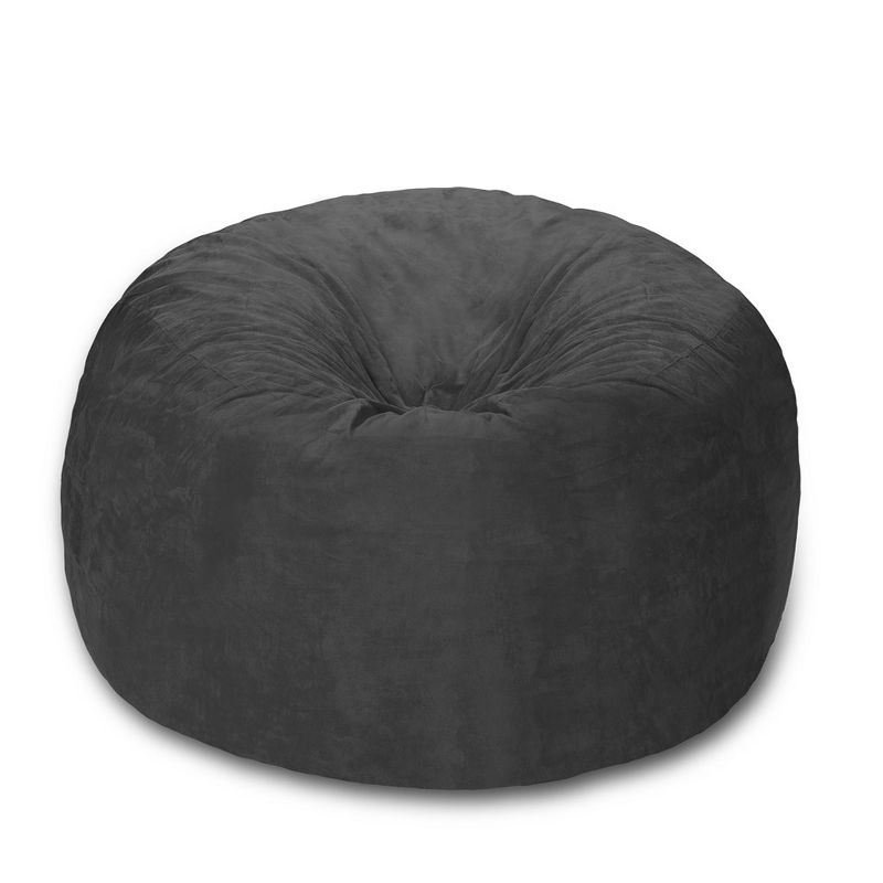 6' Huge Bean Bag Chair with Memory Foam Filling and Washable Cover - Relax Sacks, 3 of 11