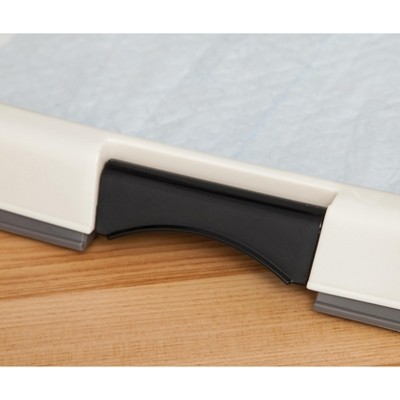 Medium Gray Pet Training Pad Holder with Non-Skid Feet
