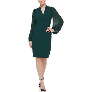 Vince Camuto Womens Crepe Chiffon Balloon Bodycon Dress - 1 of 1