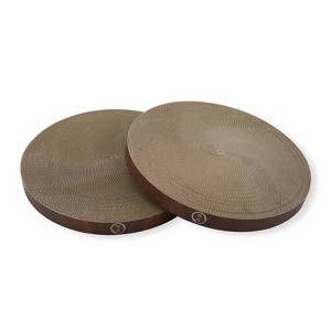 Necoichi Cozy Cat Scratcher Bowl Replacement Pad - 2pk - 1 of 4
