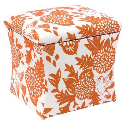 orange ottoman target