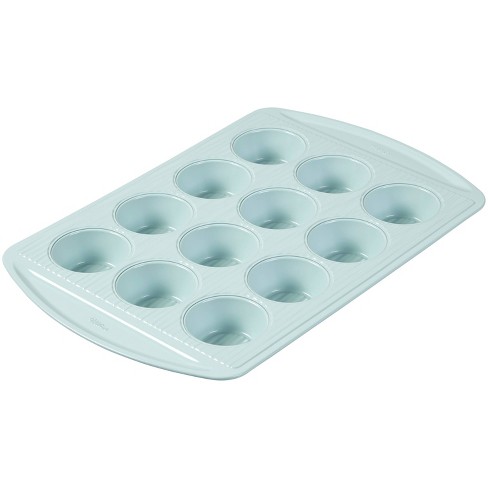 Silicone Muffin Cake Cups,7 Cup Silicone Muffin Baking Pan for Cupcakes Baking,Non-Stick Muffin Cupcake Tin Tray Baking Mould for Air Fryer