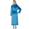 PAVILIA Fleece Robe For Women, Plush Warm Bathrobe, Fluffy Soft Spa Long Lightweight Fuzzy Cozy, Satin Trim - 2 of 4