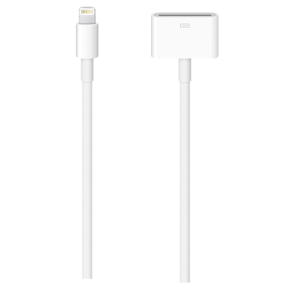 UPC 888462323048 product image for Apple Lightning to 30-pin Adapter (0.2 m) - White (MD824ZM/A) | upcitemdb.com