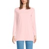 Lands' End Women's Supima Cotton Adjustable 3/4 Sleeve Boatneck Tunic - 4 of 4