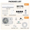 9000 BTU Mini Split Air Conditioner, Wifi Enabled 20 SEER2 230V Ductless AC Unit Cool up to 450 Sq. Ft, Inverter Ductless Air Conditioner,White - 2 of 4