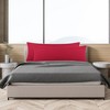 PiccoCasa 110GSM Microfiber Zipper Closure Soft Breathable Body Pillow Cover 2 Pcs - 2 of 3