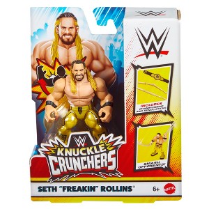 WWE Knuckle Crunchers 8 Gold Seth Rollins Action Figure - 1 of 3