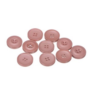 Unique Bargains Resin DIY Craft Flat 4-Hole Sewing Buttons 10 Pcs - 1 of 4