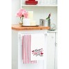 C&F Home Happy Valentines Day XOXO Embroidered Waffle Weave Cotton Kitchen Dishtowel - 3 of 4