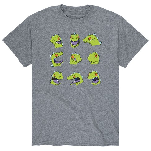 Men's - Rugrats - Reptar Heads Short Sleeve Graphic T-shirt : Target